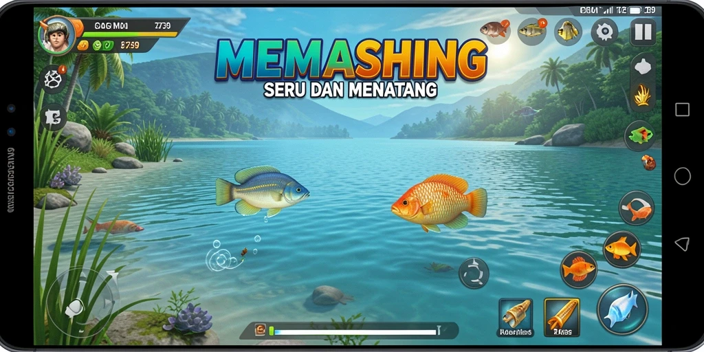 Tampilan gameplay <strong>2739</strong> dengan tangkapan ikan yang menakjubkan.