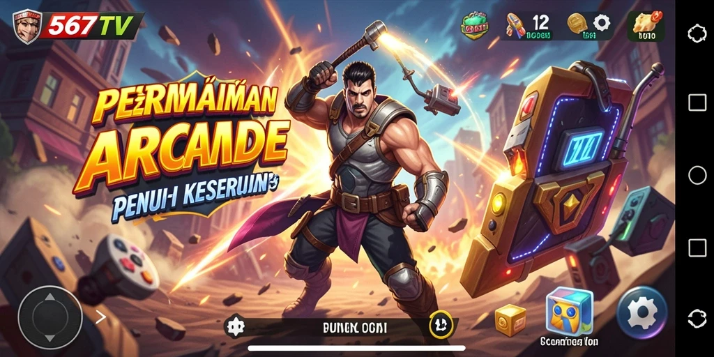 Screenshot gameplay menampilkan aksi seru dalam 567TV
