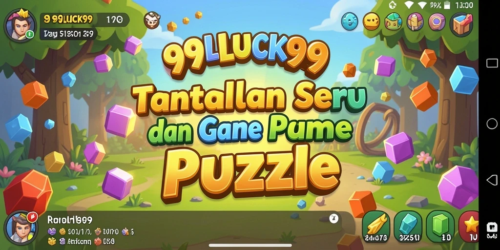 Screenshot gameplay 99LUCK99 menampilkan tantangan Puzzle yang menarik.