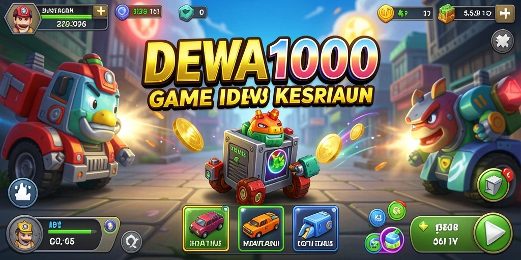 Tampilan menarik dan gameplay santai di DEWA1000.