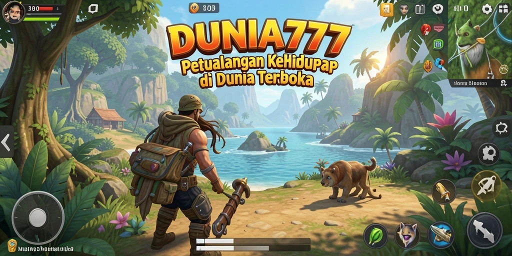Screenshot DUNIA777 yang menunjukkan aksi gameplay di dunia terbuka.