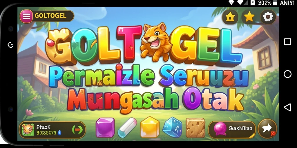 Tampilan gameplay GOLTOGEL yang menarik dan menantang.