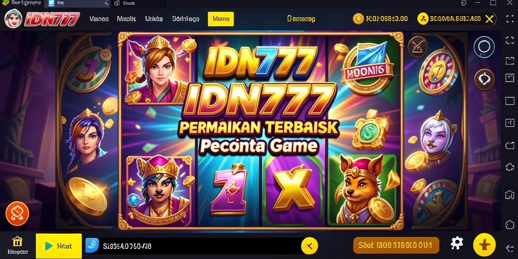 Screenshot gameplay <strong>IDN777</strong> yang menunjukkan putaran slot yang mendebarkan.