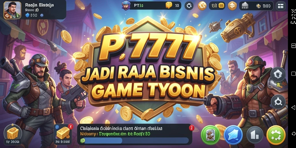 Screenshot gameplay PT777 dengan tampilan menarik dan interaksi Tycoon.