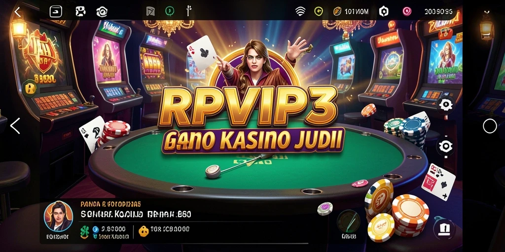 Tampilan gameplay RPVIP3 yang seru dan interaktif dengan dealer langsung.