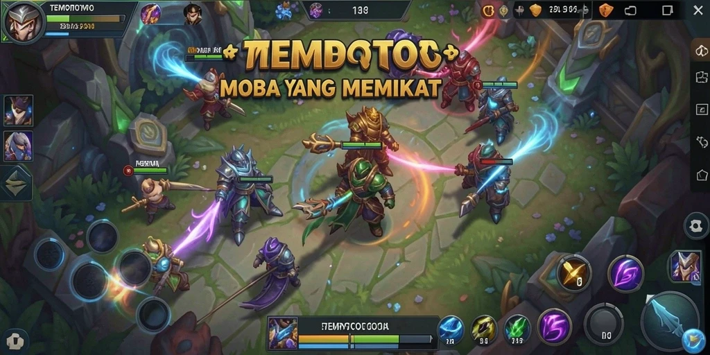 Screenshot gameplay TEMPOTOTO yang menarik dan strategis.