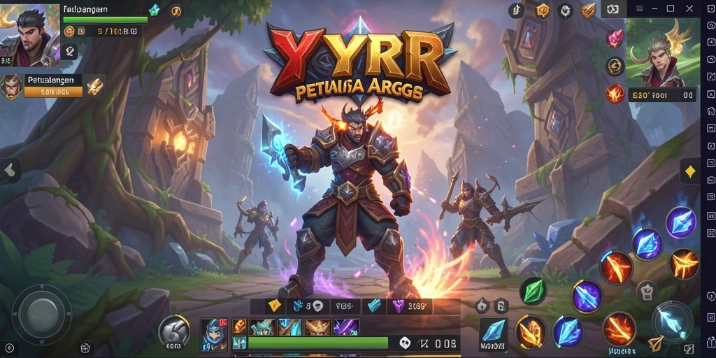 Tampilan gameplay ARPG yang mendebarkan dan mengasyikkan di YYRR.
